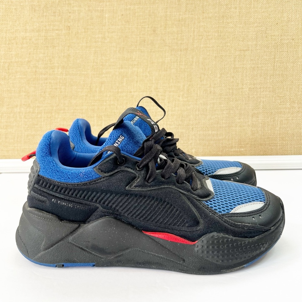 Puma RS-X Softcase Black Blue Red Mens Shoes Size 7.5